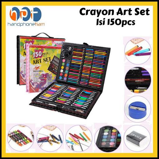 

Promo Crayon Art Set 150 In 1 Peralatan Gambar Lukis Pensil Warna Alat Tulis