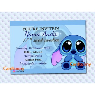 6700 Contoh Undangan Ulang Tahun Stitch Gratis Terbaru