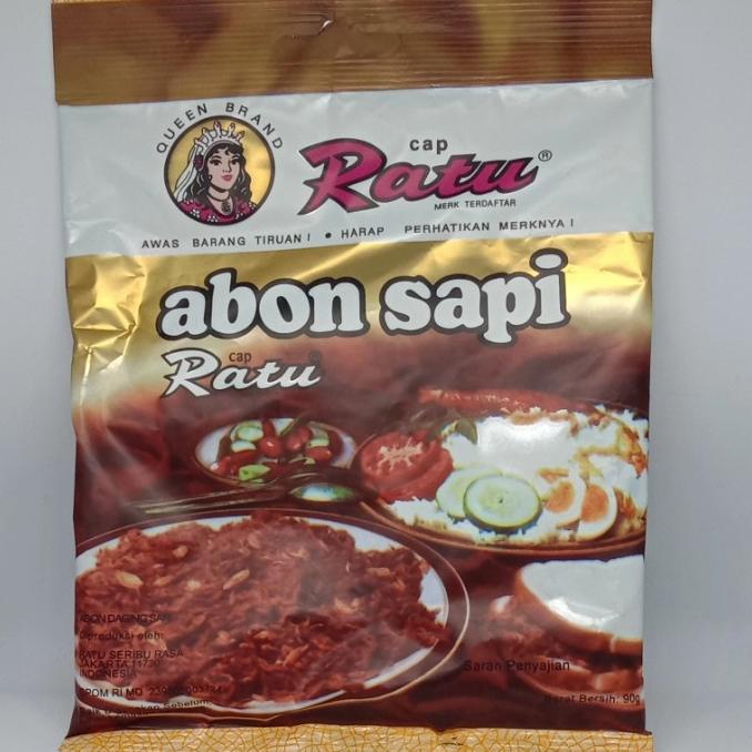 

Abon sapi asli cap Ratu