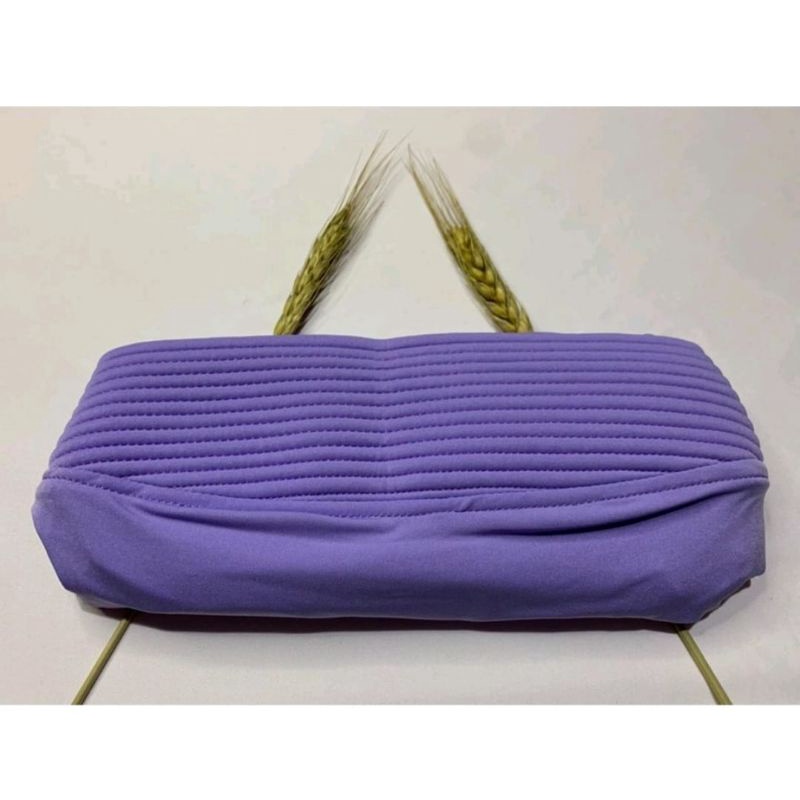 hijab instan oval jersey  / kerudung oval / bergo instan jersey tutup dada-Lilac