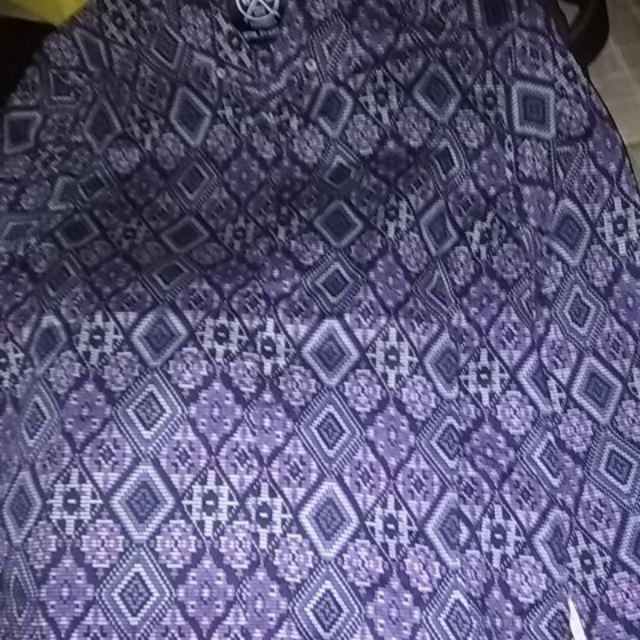 Dgm Fashion   Kemeja Lengan Panjang Polos Batik Pria Kemeja Batik Cowok Diamon 5819