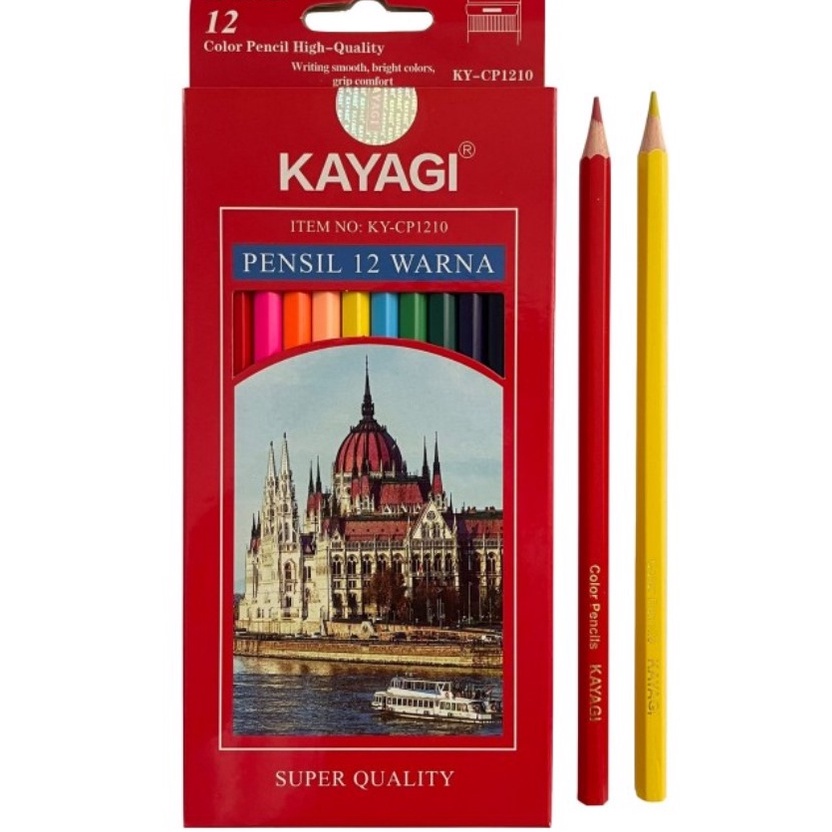 

KAYAGI - Pensil Warna Panjang 12w KY-CP 1210