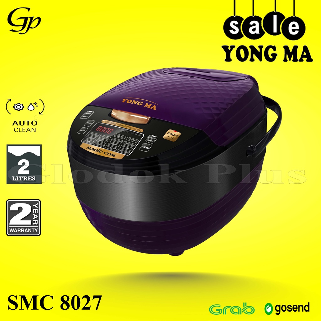 Yong Ma SMC 8027 Rice Cooker 2 Liter I Magic Com SMC8027 yongma