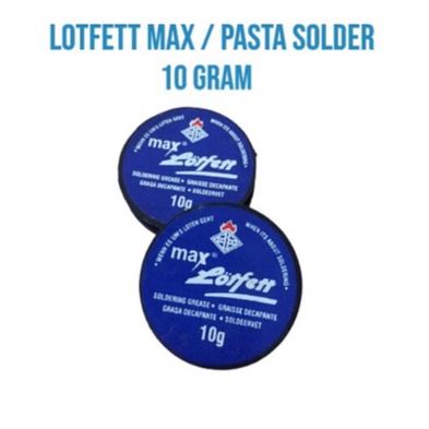 SOLDER PASTA LOTFETT MAX SOLDERING 10 GRAM