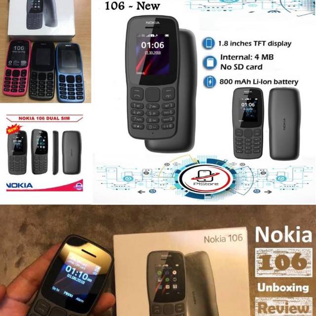 Hp nokia 106 new