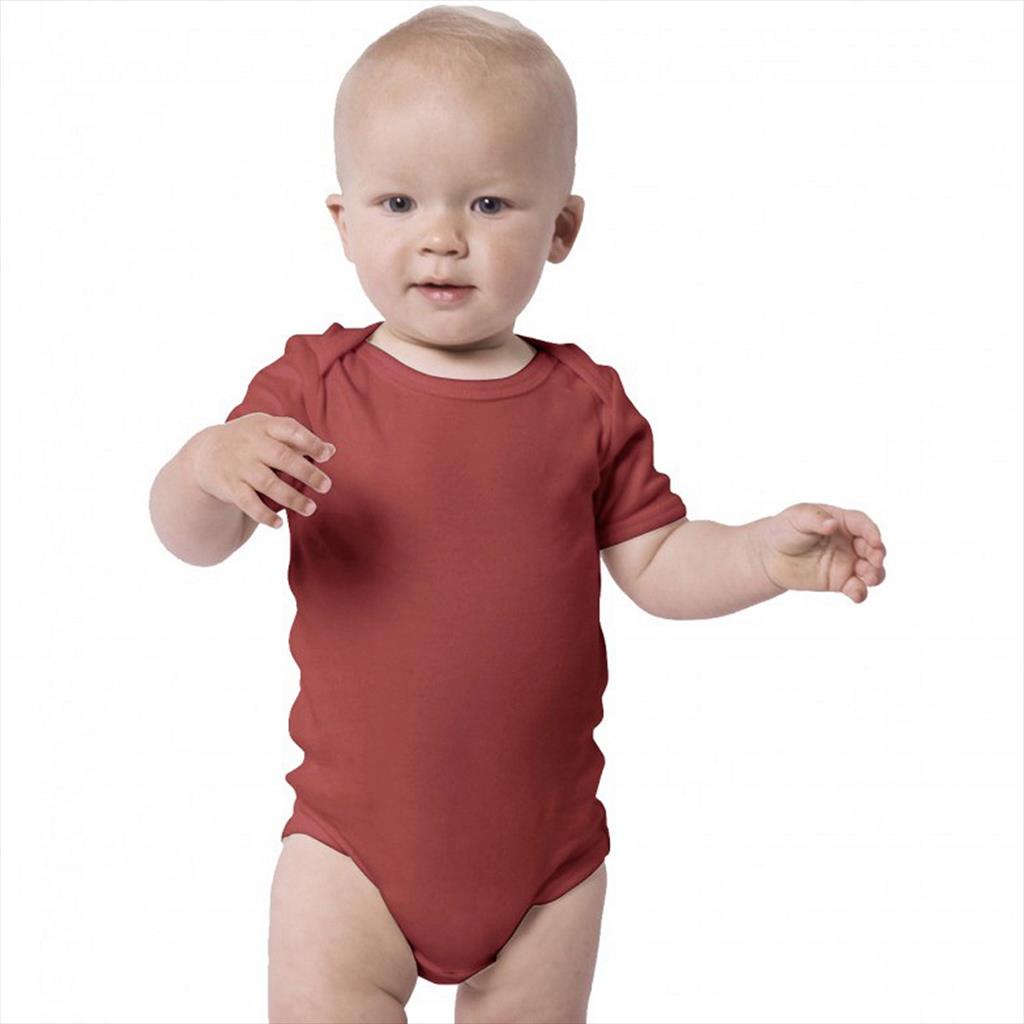 Red Brick Little Palmerhaus  Everyday Bodysuit Short Sleeve Jumper