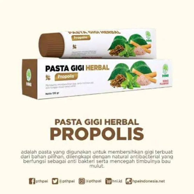 Terbaru PASTA GIGI HERBAL PROPOLIS Hpai