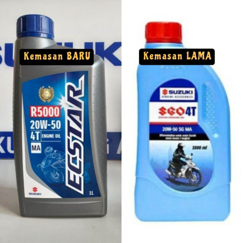 OLI SGO SUZUKI 1000ML 1 LITER 4T ORIGINAL 20W- 50 SATRIA FU THUNDER PELUMAS MESIN MOTOR