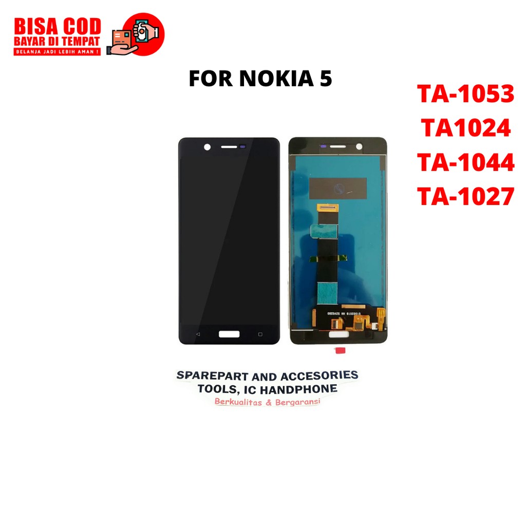 Lcd Nokia 5 Fullset Touchscreen Original TA-1053 TA-1024 TA-1044 TA-1027 TA-1008 TA-1030