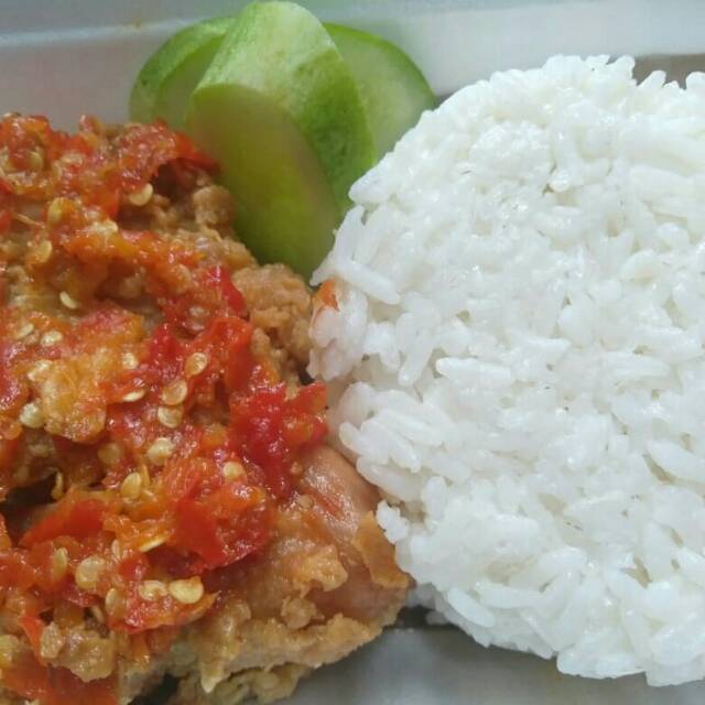 

Ayam geprek jeding