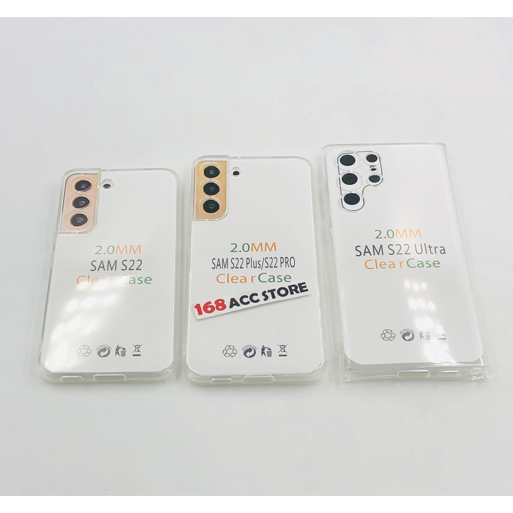CASE CLEAR SAMSUNG S22 / S22 PLUS / S22 PRO S22 ULTRA SOFTCASE SILIKON
