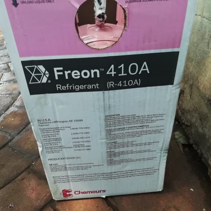 R410a dupon dupont Pr3on R 410A chemour chemours USA 11,35 KG