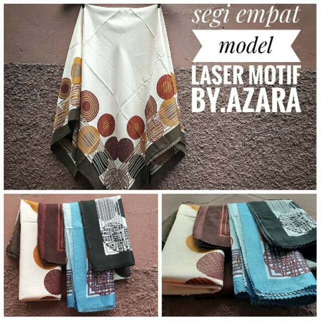 Segi empat laser motif by.azara