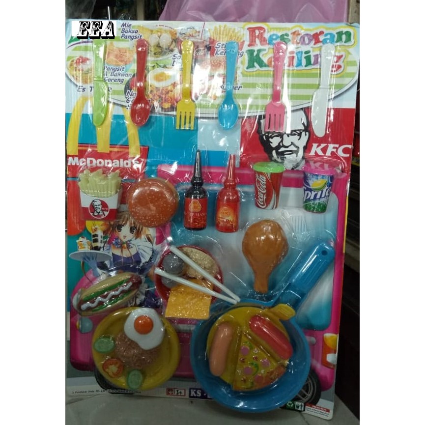 MAINAN ANAK PEREMPUAN MAINAN SET MASAK MASAKAN RESTORAN LENGKAP MAINAN MASAK MASAKAN LENGKAP