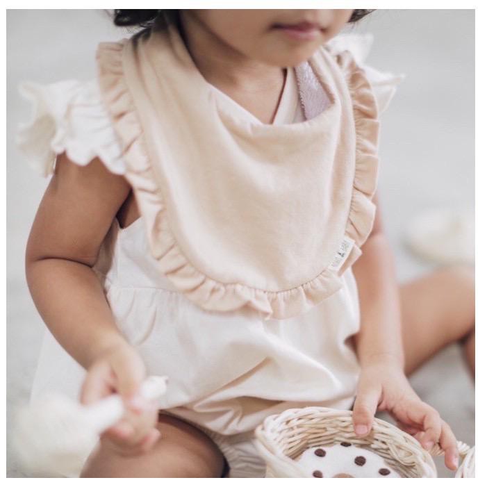 BohoPanna Bib Ruffle Slaber Celemek BIB MPASI Bayi Anak Slabber