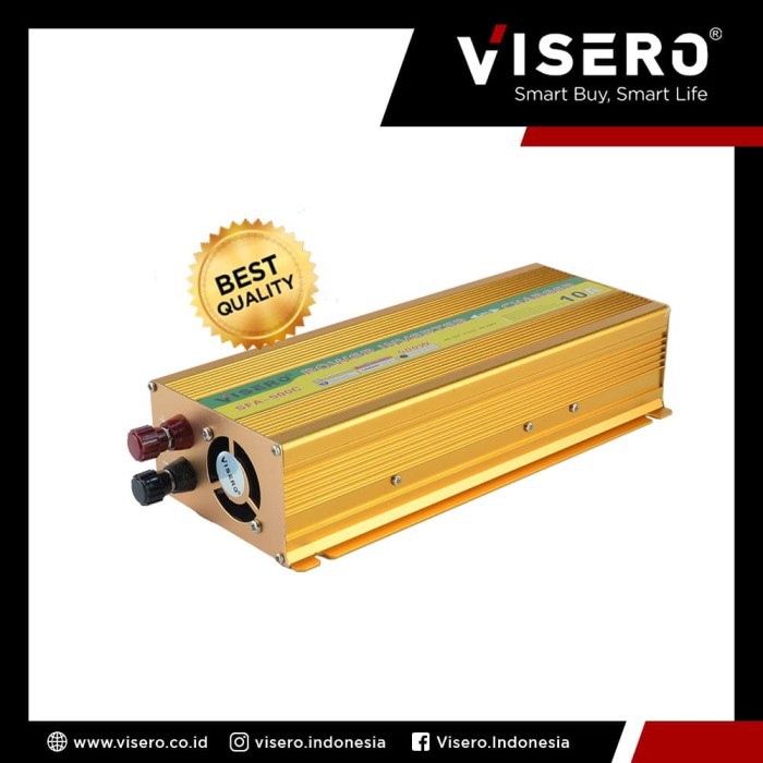 Power Inverter Visero 2 in 1 Plus Charger 10A 500W (SFA-500W)