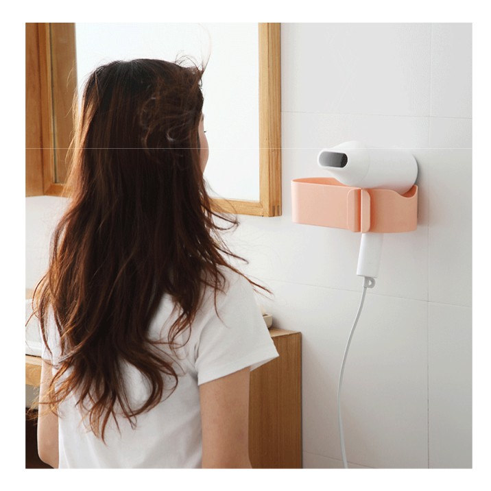 Adda Home - Shabby Rak Gantung Hair Dryer Holder Tempat Sabun Shampoo