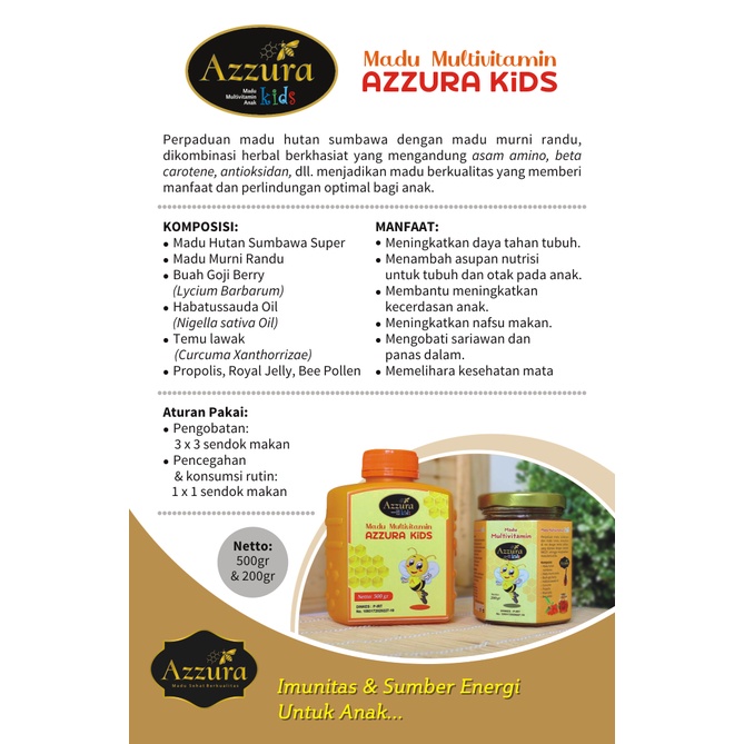 

Madu Multivitamin Kids Azzura