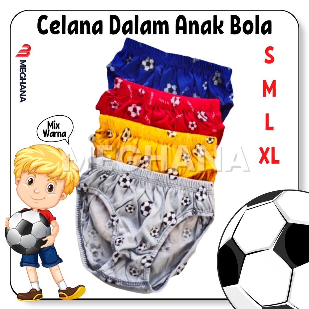 Celana Dalam Anak Bola Motif Bola Ball / Celana Dalam Anak Laki Laki BEST SELLER