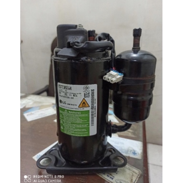 KOMPRESOR AC LG DUAL INVERTER 1PK 3/4 0.5 COPOTAN
