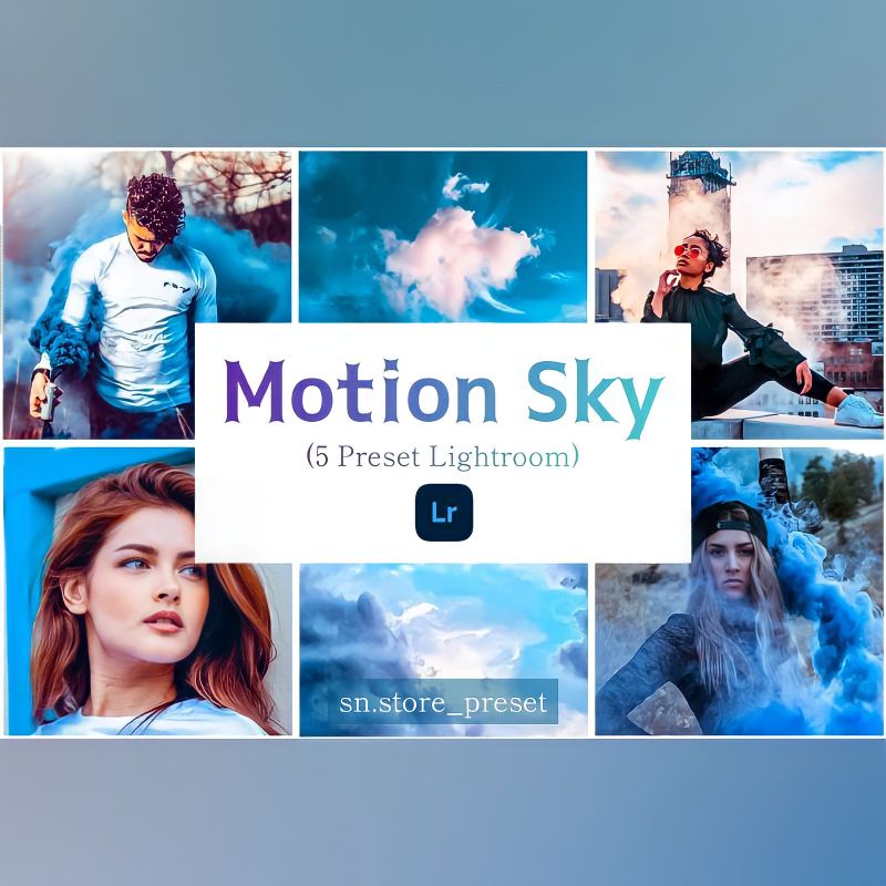 5 PRESET LIGHTROOM SKY MOTION SERIES // MINIPACK PRESET LIGHTROOM For IOS &amp; Android