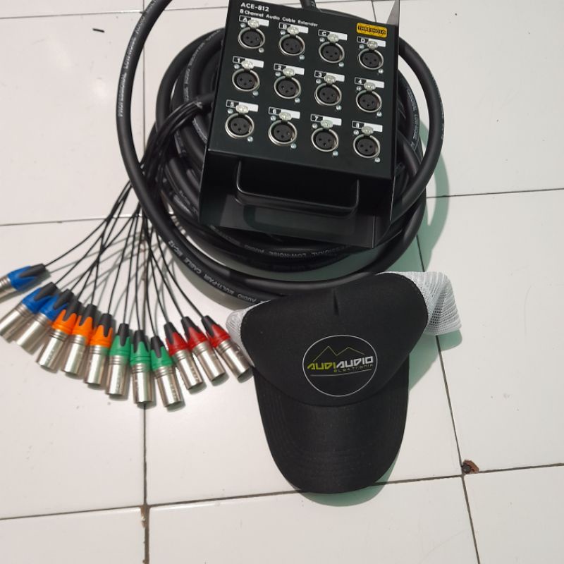 Kabel Snake isi 12Ch Komplit + Box Snake Dan Conektornya 20Meter
