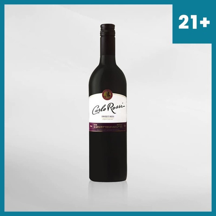 Red Wine Carlo Rossi Sweet Red 750Ml ( Original &amp; Resmi By Vinyard )