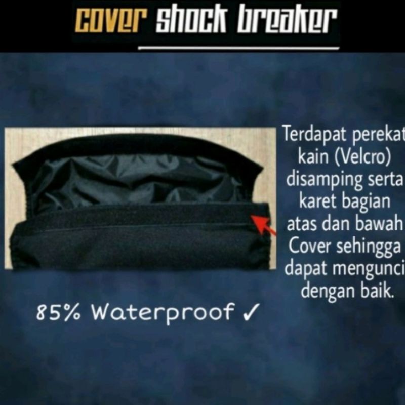 SARUNG SHOCK COVER SHOCKBREAKER SHOK MOTOR  YAMAHA YSS HONDA RCB