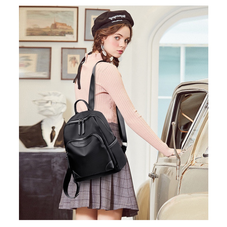 Tas Ransel Wanita Tas Import Fashion Korea Tas Punggung Kerja Sekolah Jalan Jalan Cewek Backpack Women Nilon Azgalery T245