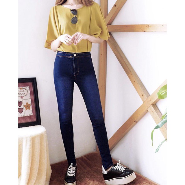 HW JEANS POLOS / HW JEANS / JEANS WANITA