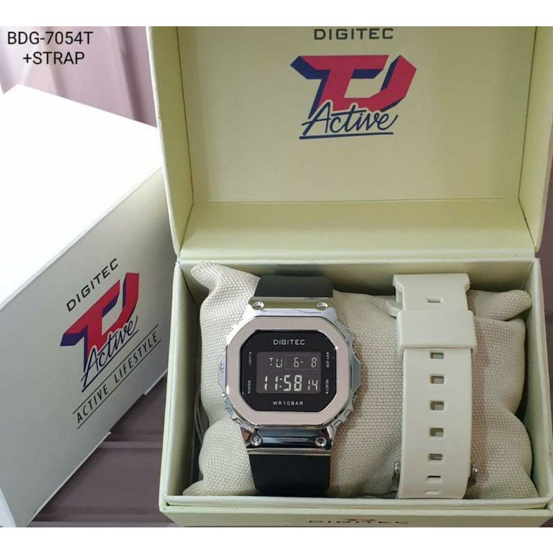 TRENDINGGGG Jam Tangan DIGITEC ACTIVE DG-7054 / DG 7054 / DG7054 Dual Strap Watch ORIGINAL