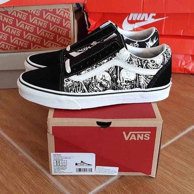 Vans Oldskool Forgotten Bones Black True White Original