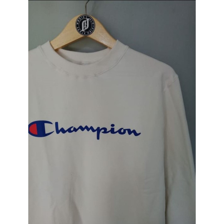 Crewneck Champion Original | Champion Crewneck Japan Market | Crewneck Champion White