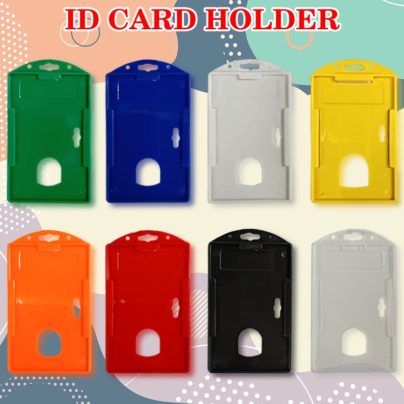 

Tempat ID Card Holder Plastik Tebal / Casing ID Card Holder /Frame ID Card Holder Name Tag Tebal (isi 10 pcs )