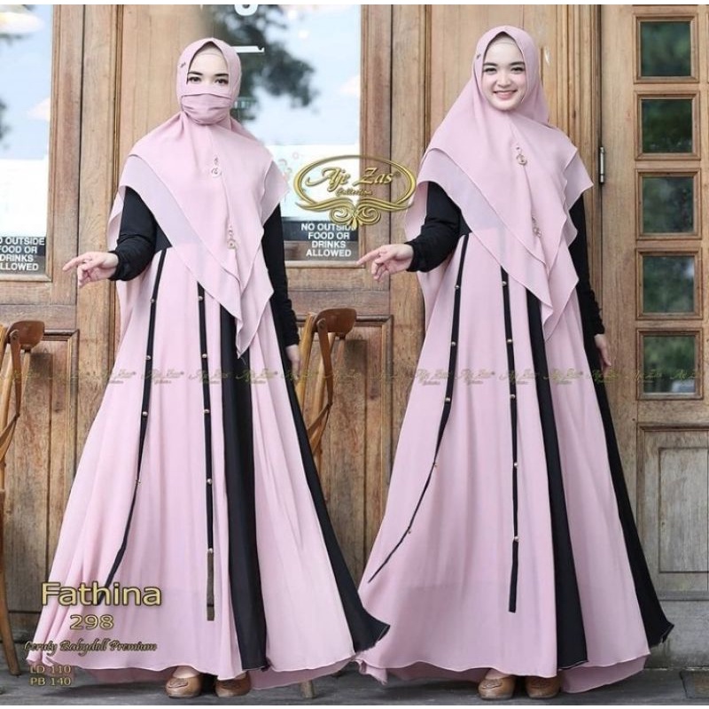 gamis set fathina ori ajezas