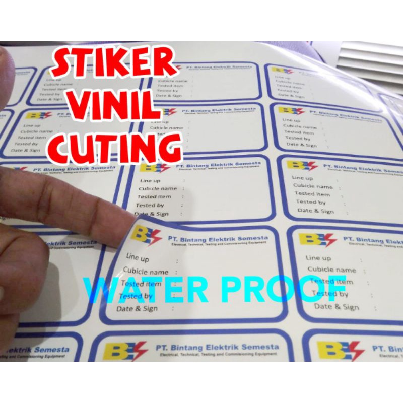 

cetak custom stiker vinyl A3/cetak stiker label/stiker logo komunitas/stiker waterproof