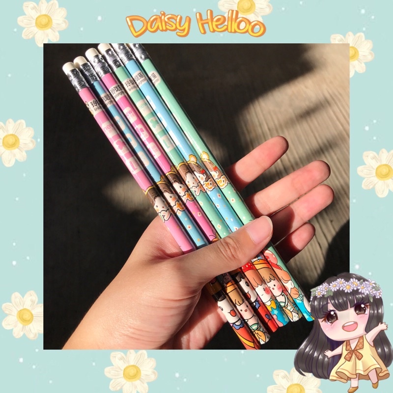 

Pensil HB Aesthetic Chibi Girl Lucu Summer Kawaii Pencil Cute Korea Stationery Alat Tulis Sekolah Kantor Aksesoris Belajar Anak Peralatan Menulis Menggambar Penghapus Atk Banjar Banjarmasin Bjm DaisyHelloo