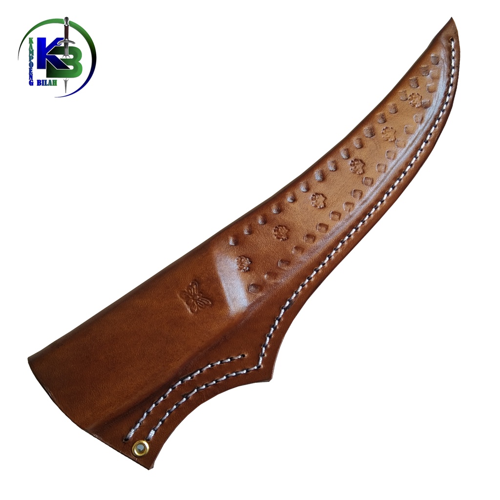 Sarung bilah pisau boning tramontina [100% Kulit sapi Asli] 18 cm