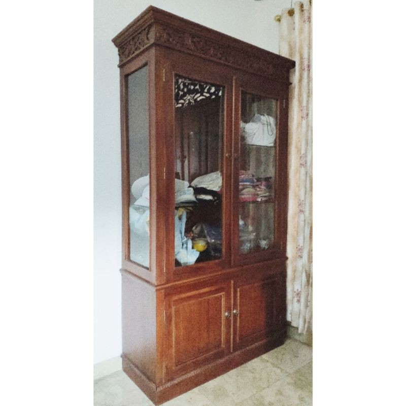 Lemari Jati Jepara 2 Pintu