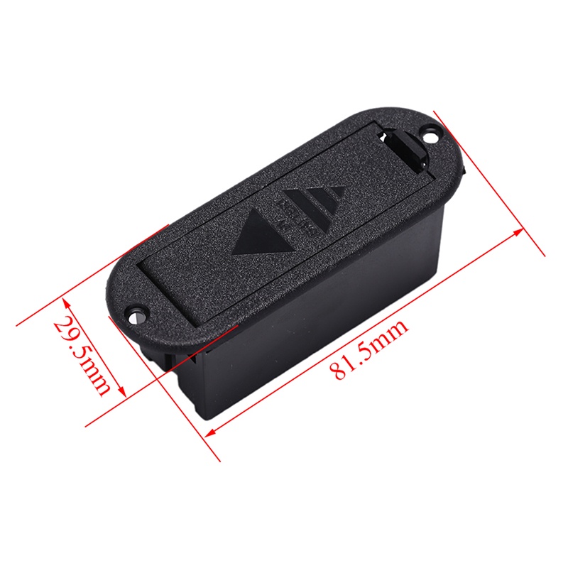 Kotak Case holder Baterai pickup 9v Untuk Instrumen Gitar bass