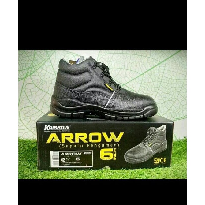 Krisbow Sepatu Pengaman Safety Shoes Arrow 6 Dscount