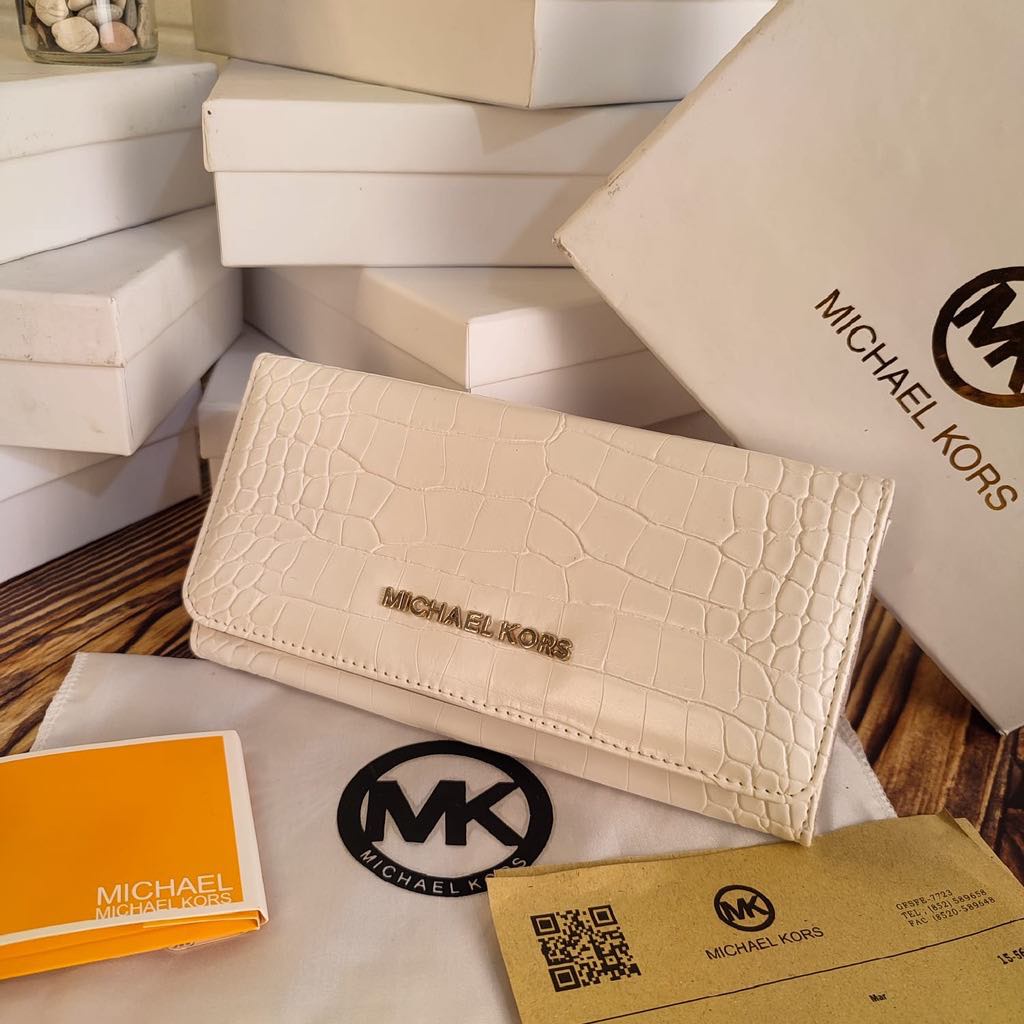 DOMPET MK LIPAT CROCO MIROR FREE BOX/FREE SERTI/FREE COVER