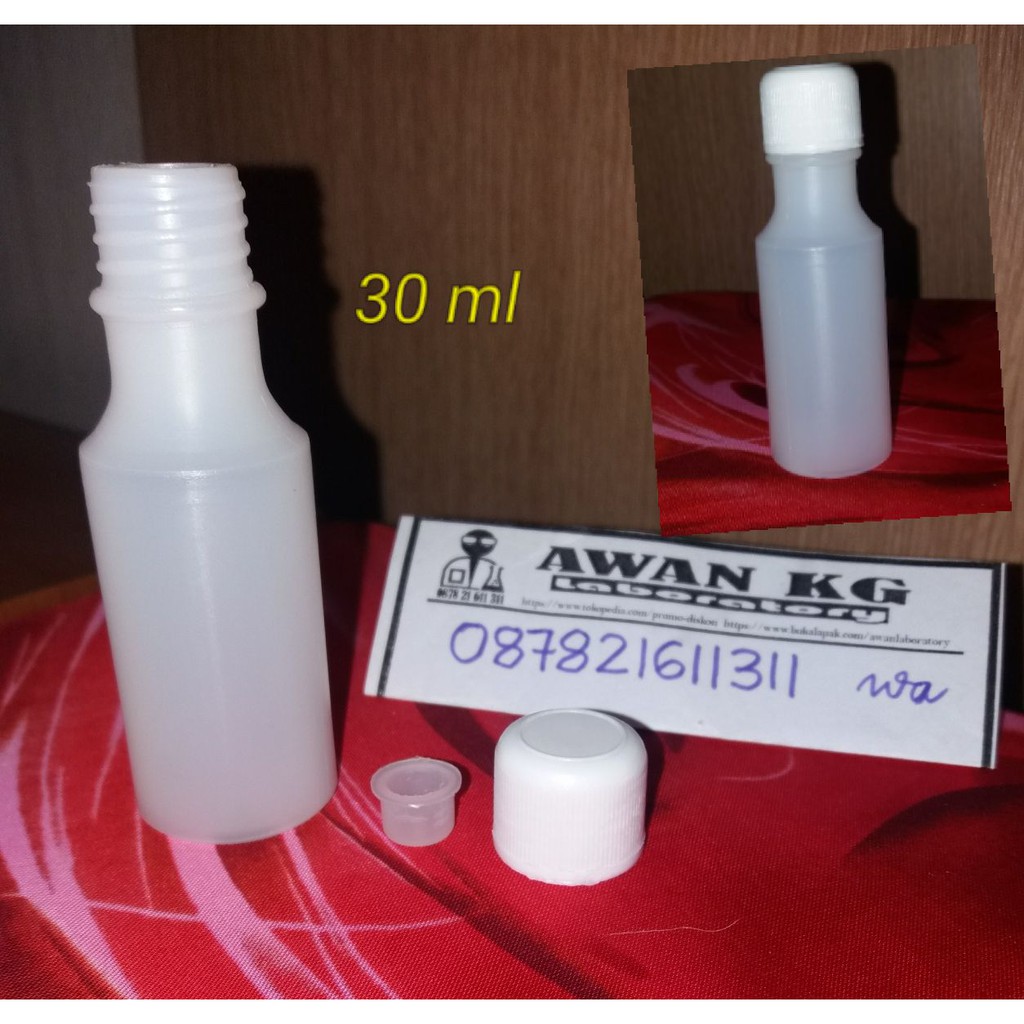 Botol plastik tonik mulut kecil 30ml HDPE Food Grade 30 ml