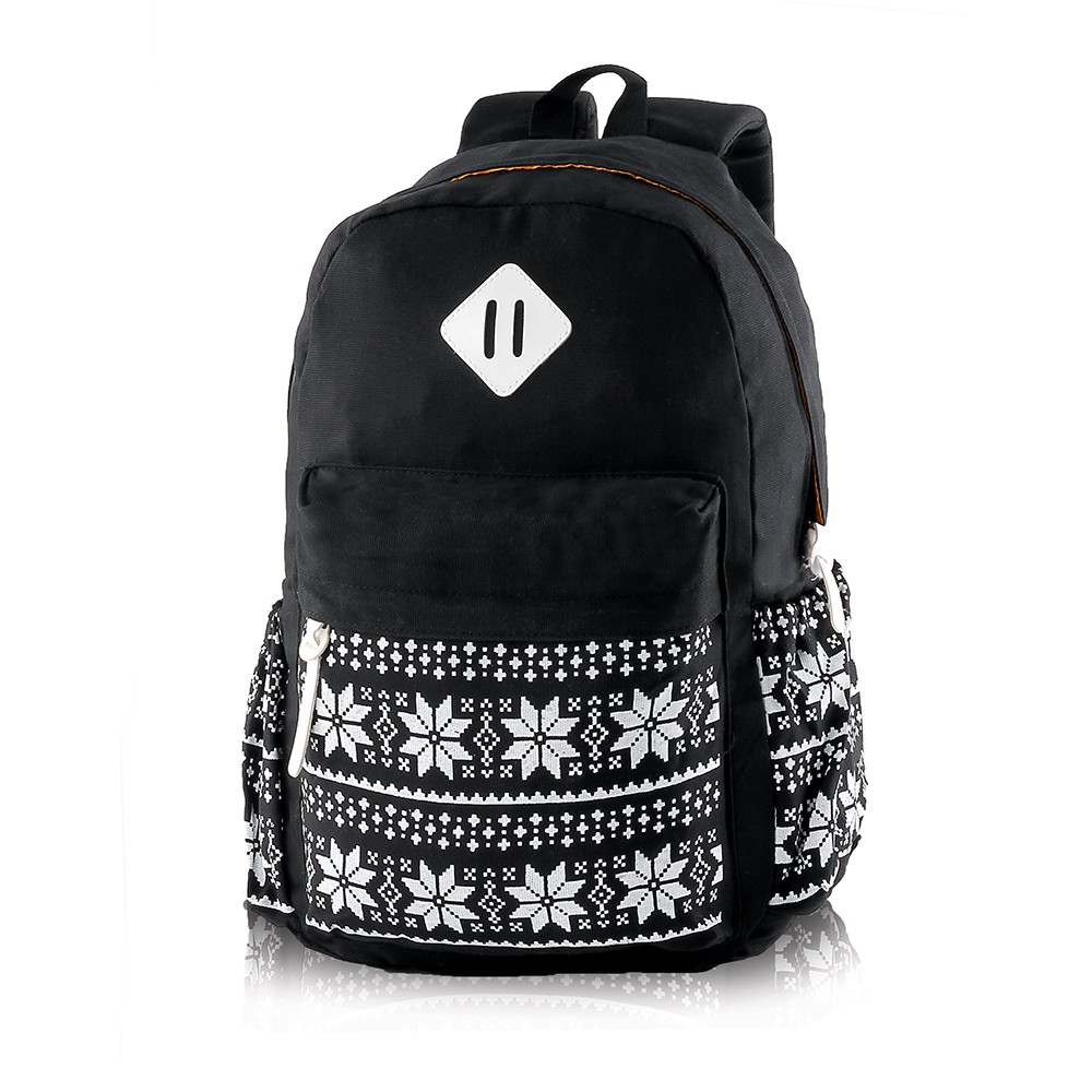 Tas Punggung Backpack Pria Canvas Hitam Laptop SMM 550 INFICLO Distro Cibaduyut Bandung