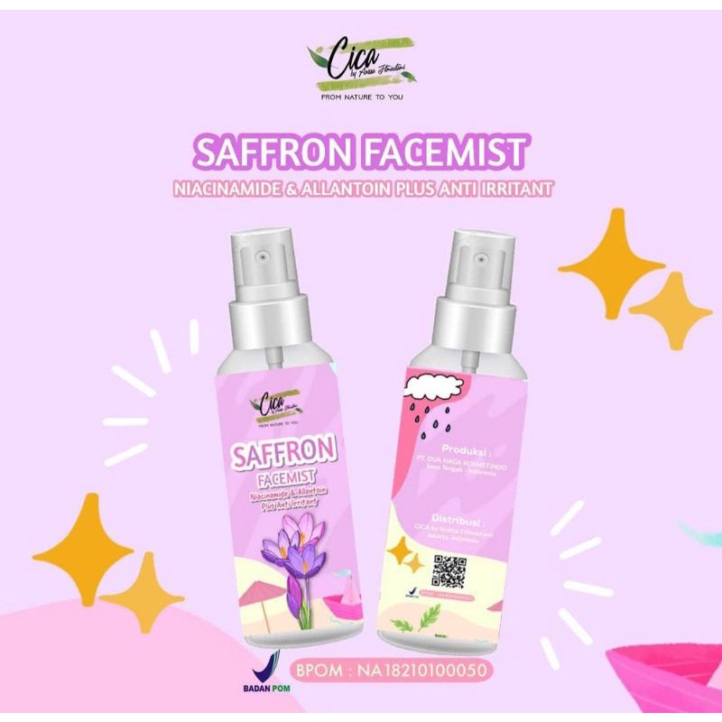 Cica saffron face mist BPOM
