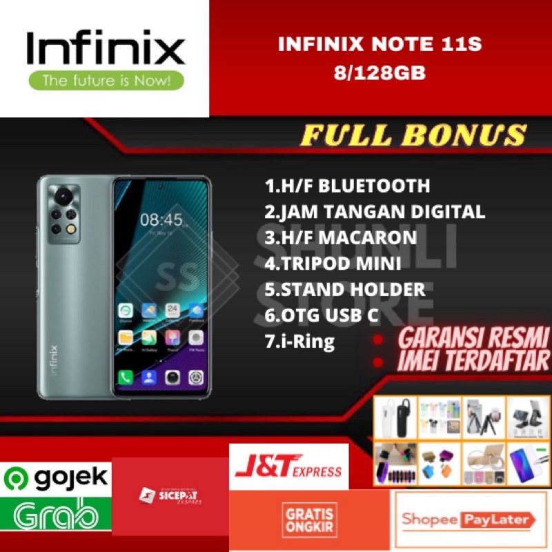 INFINIX NOTE 11S 8/128GB NEW GARANSI RESMI