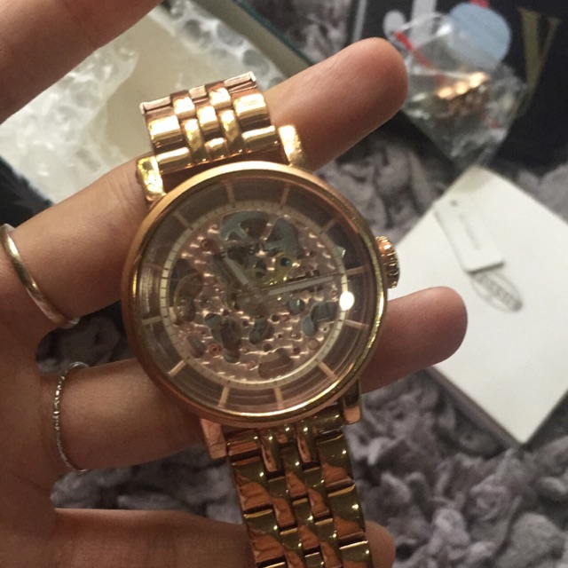 Jam tangan Fossil RG Rosegold BF Boyfriend Matic