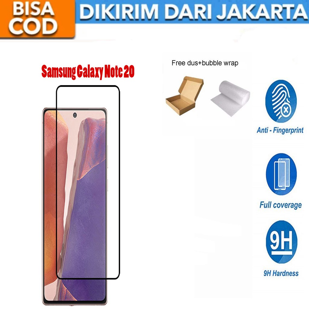 Tempered Glass Samsung Galaxy Note 20 Full Cover/Full Screen Screen Protector Anti Gores