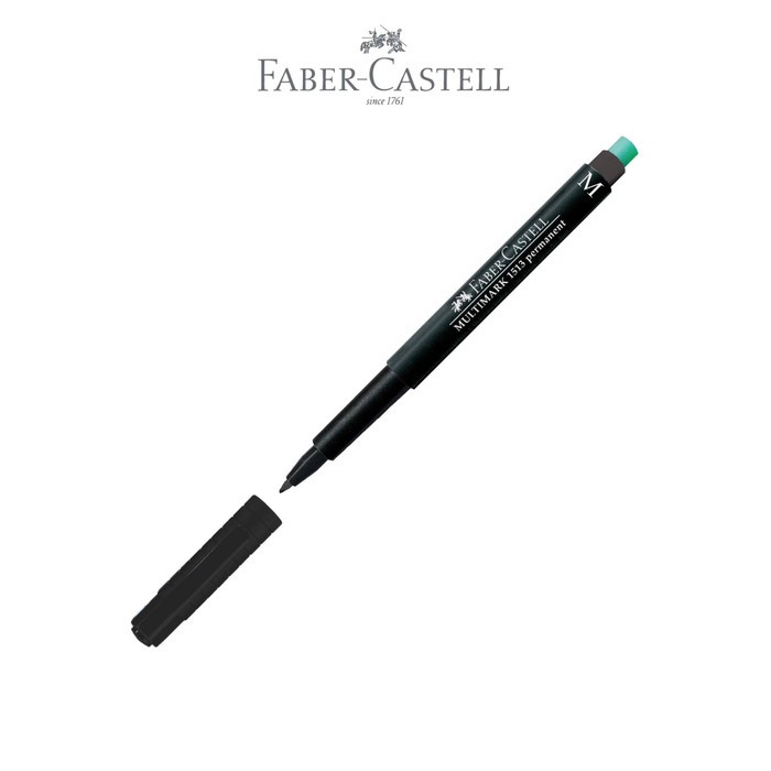 

Faber-Castell Marker Multimark Permanent M Black / Spidol Permanent Faber Castell Ketebalan Medium