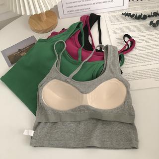 GO!BR923 TANKTOP TANGTOP BRA WITH CUP BH SINGLET WANITA IMPORT ATASAN WANITA SEXY COD